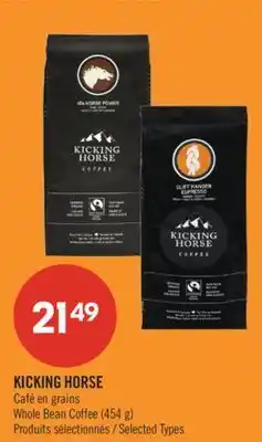 Pharmaprix KICKING HORSE Whole Bean Coffee offer