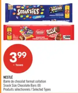 Pharmaprix NESTLÉ Snack Size Chocolate Bars (8) offer