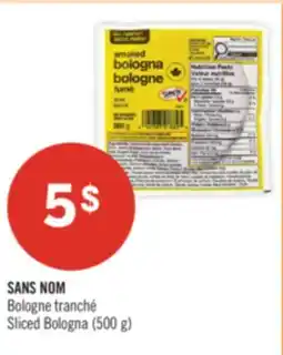 Pharmaprix NO NAME Sliced Bologna (500 g) offer