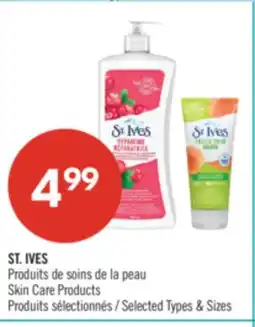 Pharmaprix ST. IVES Skin Care Products offer