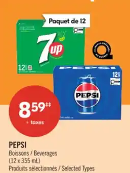 Pharmaprix PEPSI Beverages offer