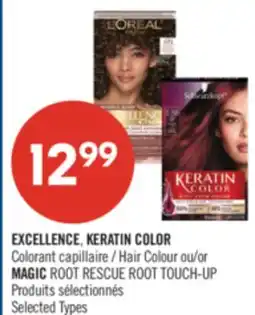 Pharmaprix EXCELLENCE, KERATIN COLOR Hair Colour or MAGIC ROOT RESCUE ROOT TOUCH-UP offer
