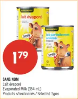 Pharmaprix NO NAME Evaporated Milk offer