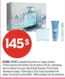 Pharmaprix AZZARO CHROME 3-Piece Fragrance offer