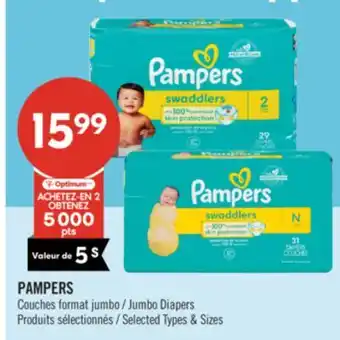 Pharmaprix PAMPERS Jumbo Diapers offer