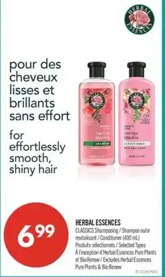 Pharmaprix HERBAL ESSENCES CLASSICS shampoo or conditioner offer