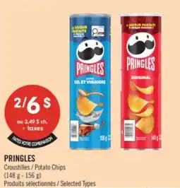 Pharmaprix PRINGLES Potato Chips offer