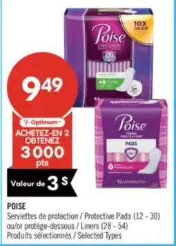 Pharmaprix POISE Protective Pads (12 - 30) or Liners (28 - 54) offer