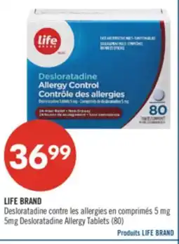 Pharmaprix LIFE BRAND 5mg Desloratadine Allergy Tablets offer
