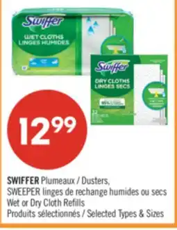 Pharmaprix SWIFFER Dusters, SWEEPER Wet or Dry Cloth Refills offer