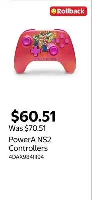 Walmart PowerA NS2 Controllers offer