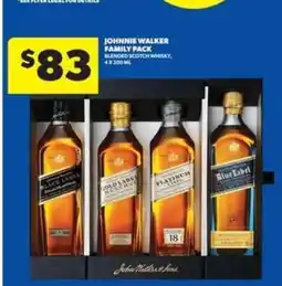 Real Canadian Liquorstore Johnnie Walker Family Pack offer