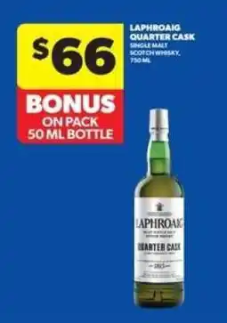 Real Canadian Liquorstore Laphroaig Quarter Cask offer