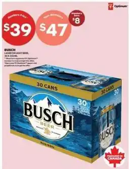 Real Canadian Liquorstore Busch Lager or Light Beer offer