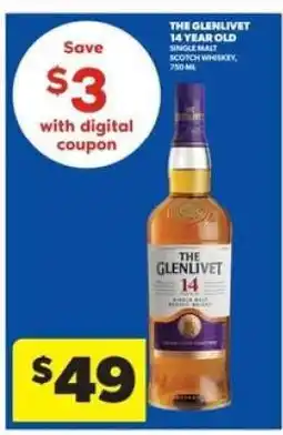 Real Canadian Liquorstore The Glenlivet 14 Year Old offer