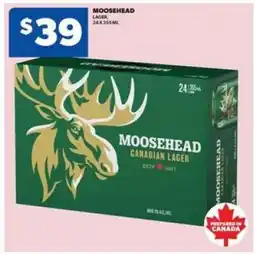 Real Canadian Liquorstore Moosehead Canadian Lager offer
