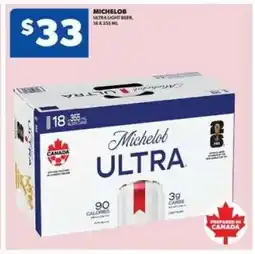 Real Canadian Liquorstore Michelob Ultra Light Beer offer