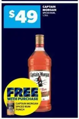 Real Canadian Liquorstore Captain Morgan Spiced Rum offer