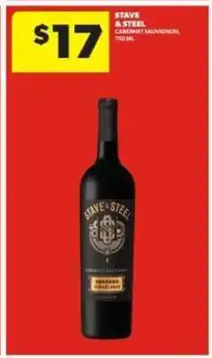 Real Canadian Liquorstore STAVE & STEEL Cabernet Sauvignon offer