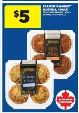 Real Canadian Superstore Farmer's Market Muffins, 4 Pack offer
