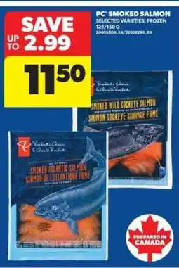 Real Canadian Superstore PC Smoked Salmon offer