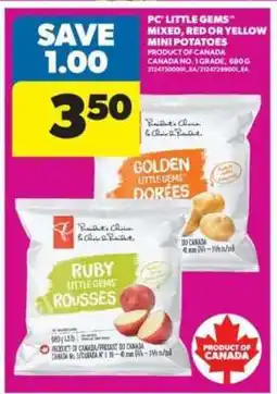 Real Canadian Superstore PC Little Gems Mini Potatoes offer