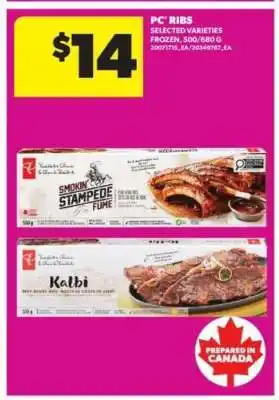 Real Canadian Superstore PC Ribs offer