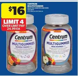 Real Canadian Superstore Centrum Multivitamins offer