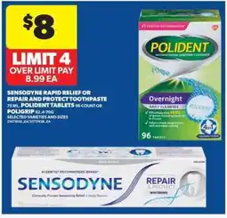 Real Canadian Superstore Sensodyne Rapid Relief or Repair and Protect Toothpaste offer