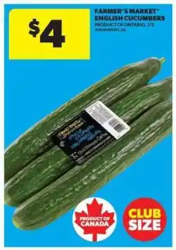 Real Canadian Superstore Farmer's Market English Cucumbers offer