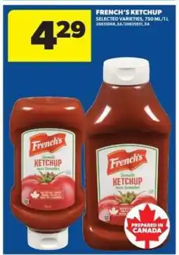 Real Canadian Superstore French's Ketchup offer
