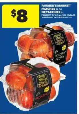 Real Canadian Superstore Farmer's Market Peaches or Nectarines offer