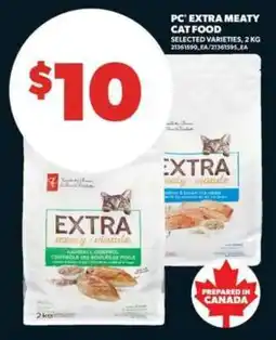 Real Canadian Superstore PC Extra Meaty Cat Food offer