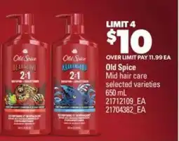 Real Canadian Superstore Old Spice 2-in-1 Shampoo + Conditioner offer
