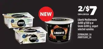 Real Canadian Superstore LIBERTÉ MÉDITERRANÉE YOGURT offer