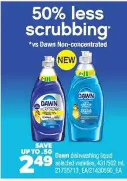 Real Canadian Superstore Dawn Dishwashing Liquid offer