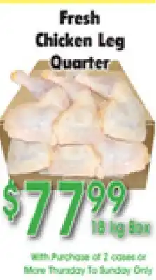 Danforth Food Market Fresh Chicken Leg Quarter offer