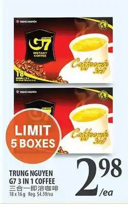 Al Premium Food Mart TRUNG NGUYEN G7 3 IN 1 COFFEE offer