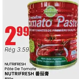 Btrust Supermarket NUTRIFRESH Pâte De Tomate offer