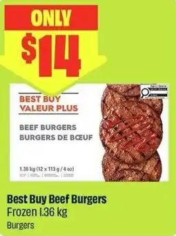 FreshCo Best Buy Beef Burgers offer