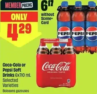 FreshCo Coca-cola or pepsi soft drinks offer
