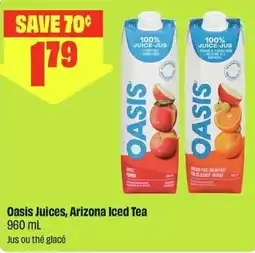 FreshCo Oasis Juices, Arizona Iced Tea offer