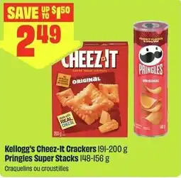 FreshCo Kellogg's Cheez-It Crackers Pringles Super Stacks offer