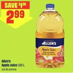 FreshCo Allen's Apple Juice offer
