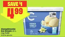 FreshCo Compliments Ice Cream offer
