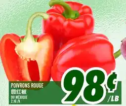 Marché Lian Tai POIVRONS ROUGE offer