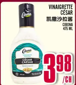 Marché Lian Tai CIBONA VINAIGRETTE CÉSAR offer