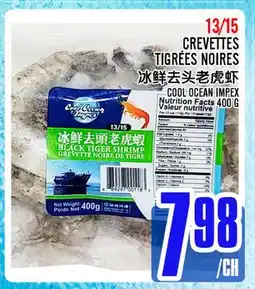 Marché Lian Tai 13/15 CREVETTES TIGRÉES NOIR offer