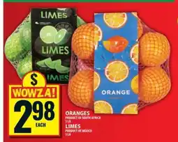 Food Basics Oranges and Limes offer