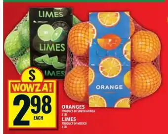 Food Basics Oranges and Limes offer